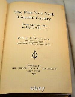 THE FIRST NEW YORK (LINCOLN) CAVALRY 1902 1st Ed. Civil War Military Gettysburg
