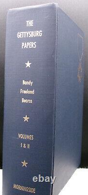 THE GETTYSBURG PAPERS Volumes 1 & II Morningside Press Civil War 1986 Facsimile