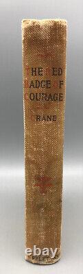 THE RED BADGE OF COURAGE, by Stephen Crane 1896 Civil War Early printing