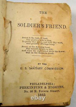 THE SOLDIER'S FRIEND 1865 Civil War Pocket Manual U. S. Sanitary Commission