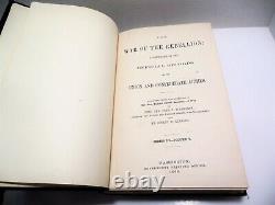 THE WAR OF THE REBELLION Civil War Union Army BOOK AND RAILROAD MAP Gen McCullum