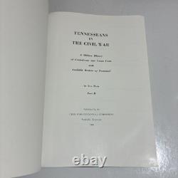 Tennessee History Book Set Tennesseeans In The Civil War Vintage Books
