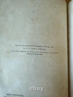 The American Conflict Volume I & II Greeley Civil War 1865 Book 1st Edition