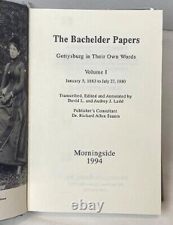 The Bachelder Papers Gettysburg in Their Own Words 3 volume Set Civil War Ladd