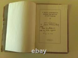 The Boys Experience During The Battle Of Gettysburg-SIGNED & INSCRIBED