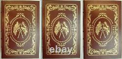 The CIVIL WAR A NARRATIVE by Shelby Foote 3 Volume Set Signed Easton Press 2010