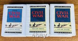 The CIVIL War A Narrative Audio Books Unabridgded Complete Set Shelby Foote Vtg