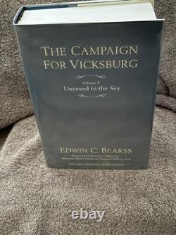 The Campaign for Vicksburg-3 Vols, Vol. 1 has Bookplate Signed by Edwin Bearss