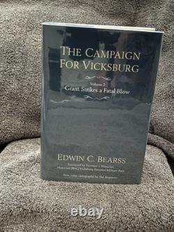 The Campaign for Vicksburg-3 Vols, Vol. 1 has Bookplate Signed by Edwin Bearss