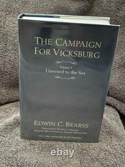 The Campaign for Vicksburg-3 Vols, Vol. 1 has Bookplate Signed by Edwin Bearss