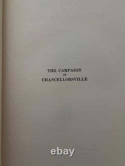 The Campaign of Chancellorsville withSlip Case/1910 withMaps