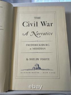 The Civil War 3 Vol. Set Shelby Foote 2 First Editions, 1958, 1963