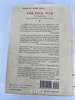 The Civil War 3 Volume Set by Shelby Foote 1958 1974 Hard Cover/Dust Jackets