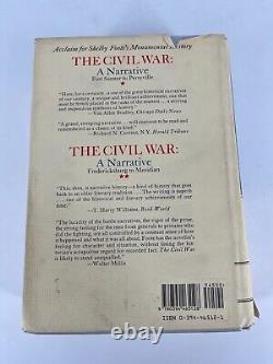 The Civil War 3 Volume Set by Shelby Foote 1958 1974 Hard Cover/Dust Jackets