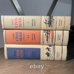 The Civil War A Narrative 3 Vintage Books 1958/63/74, Shelby Foote, Random House