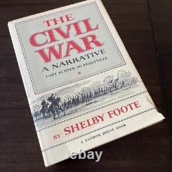 The Civil War A Narrative 3 Vintage Books 1958/63/74, Shelby Foote, Random House