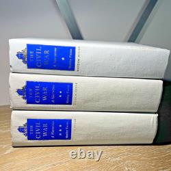 The Civil War A Narrative 3 Vintage Books 1958/63/74, Shelby Foote, Random House
