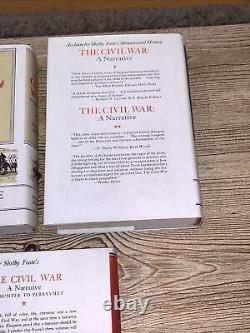 The Civil War A Narrative (3 Volume Set) Hardcover By Foote, Shelby
