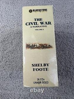 The Civil War A Narrative Audiobook Vol 2 36 CD Shelby Foote Blackstone Audio