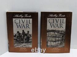 The Civil War A Narrative Shelby Foote Time Life Complete Set 14 Volumes c 2000