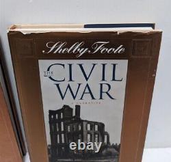 The Civil War A Narrative Shelby Foote Time Life Complete Set 14 Volumes c 2000