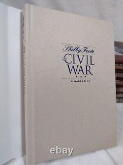 The Civil War A Narrative by Foote, Shelby Time Life Complete Set 14 Vol HC DJ
