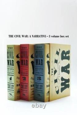 The Civil War A Narrative by Shelby Foote 3 Volume Set Vintage 1986 Books