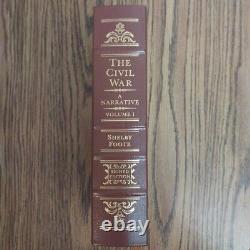 The Civil War A Narrative by Shelby Foote 3 Volume Set Volume 1 Signed 1991