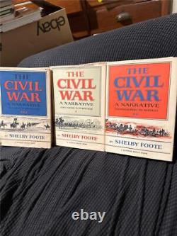The Civil War A Narrative in Three Volumes by Shelby Foote
