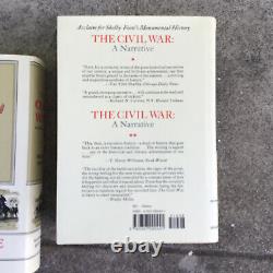The Civil War Shelby Foote 1st Edition 1958, 1963, 1974 Hardcover 3 Volume Set