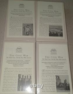 The Civil War Told By Those Who Lived It LOA 2011 HC 1ST Printing 4 vol set NEW