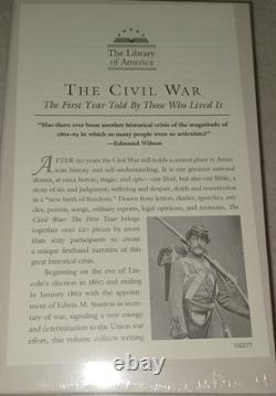 The Civil War Told By Those Who Lived It LOA 2011 HC 1ST Printing 4 vol set NEW