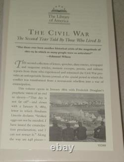 The Civil War Told By Those Who Lived It LOA 2011 HC 1ST Printing 4 vol set NEW