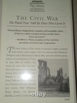 The Civil War Told By Those Who Lived It LOA 2011 HC 1ST Printing 4 vol set NEW