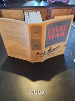 The Civil War a Narrative 2 Book Set by Shelby Foote 1958 And 1974
