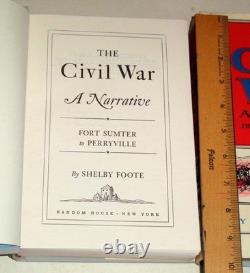 The Civil War a Narrative (3-volume set in slipcase)