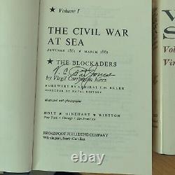 The Civil War at Sea Virgil Carrington Jones 1960 First Edition HCDJ