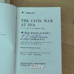 The Civil War at Sea Virgil Carrington Jones 1960 First Edition HCDJ