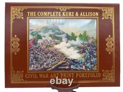 The Complete Kurz & Allison Civil War Art Print Portfolio Set of 36