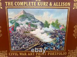 The Complete Kurz & Allison Civil War Art Print Portfolio Set of 36