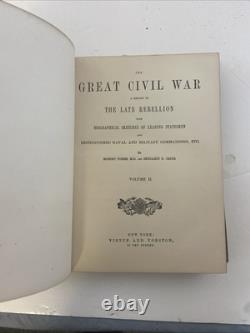 The Great Civil War in 3 Vols. Tomes & Smith loaded with Engravings