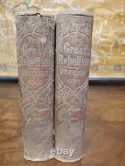 The Great Rebellion A History of the Civil War. By J. T. Headley 2 Vol. Set