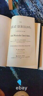 The Great Rebellion by J. T. Headley Volume 1 And 2 Civil War