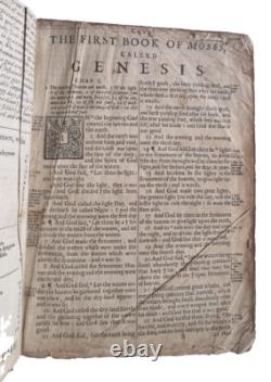 The HOLY BIBLE King James Authorized Version 1648 / English Civil War Era