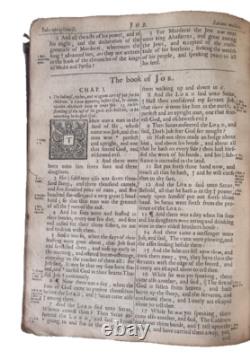 The HOLY BIBLE King James Authorized Version 1648 / English Civil War Era