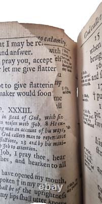 The HOLY BIBLE King James Authorized Version 1648 / English Civil War Era