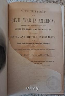 The History of the Civil War in America. Vol. I and Vol. II