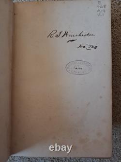 The History of the Civil War in America. Vol. I and Vol. II