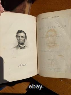 The History of the Civil War in America by Benson J Lossing 3 Volume Set
