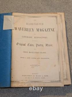 The Illustrated Waverley Magazine Moses A. Dow Vol 22-24 1861-1862 Civil War Era